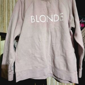 Blonde by Brunette Light Pink Sweatshirt